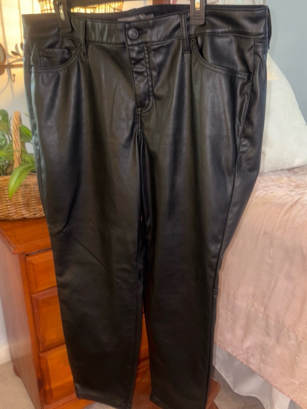 torrid Black Faux Leather Pants